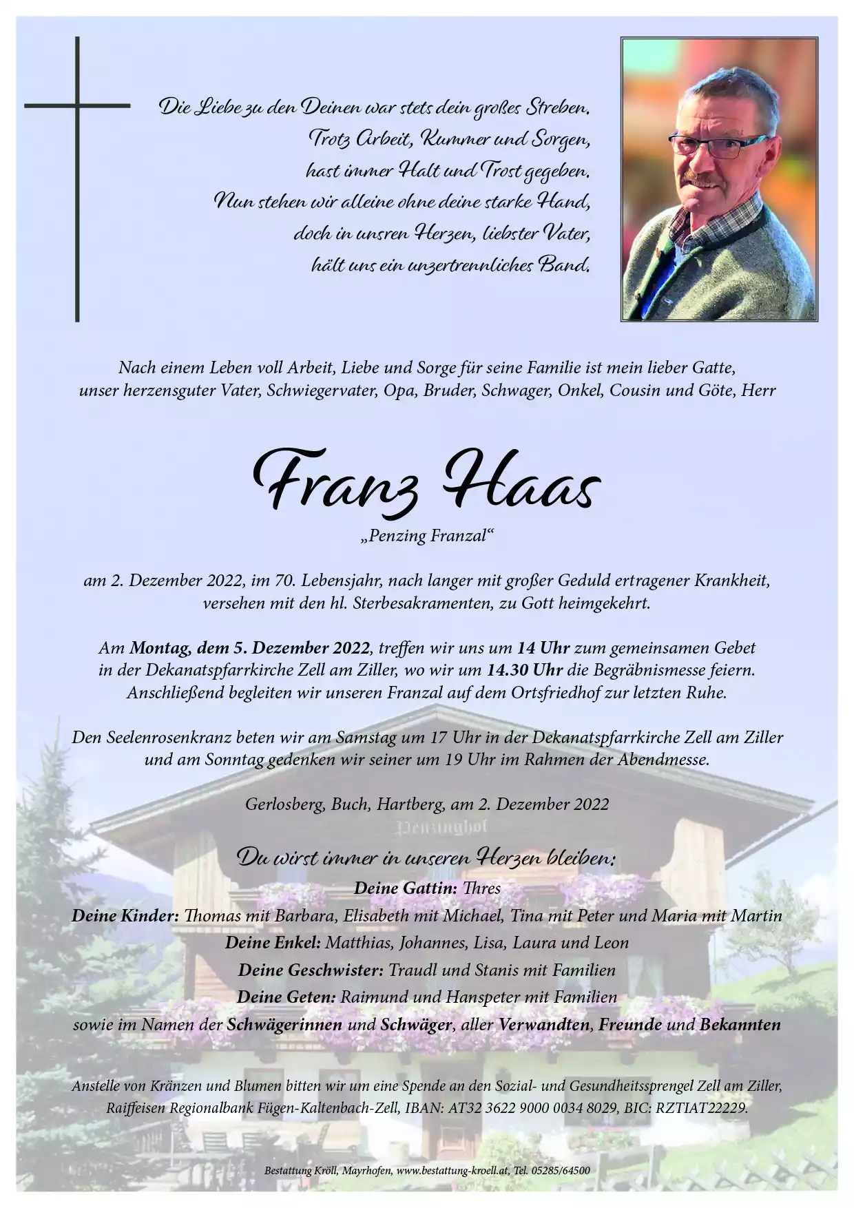 Parte von Franz Haas